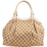 Gucci Monogram GG Canvas Sukey Tote Handbag