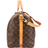 Louis Vuitton Monogram Canvas Keepall 50 Bandoulière Travel Bag