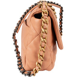 Chanel 19 Quilted Lambskin Chanel Single Flap Shoulder Bag