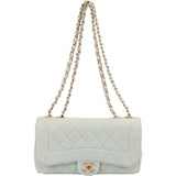 Chanel Quilted Lambskin Single Flap Crossbody Bag