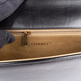 Chanel Quilted Crinkled Calfskin Limited "A Tale from Paris to Salzburg" Large Boy Crossbody Bag