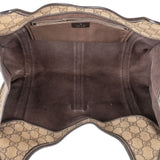 Gucci Supreme Monogram Crystal GG Jackie Hobo Shoulder Bag