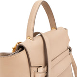 Celine Beige Grained Leather Belt Handbag