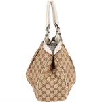 Gucci Monogram GG Canvas Sukey Hobo Handbag - vintageandkickz