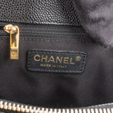 Chanel Quilted Caviar Leather CC Grand Shopping Tote Shoulder Bag