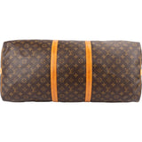 Louis Vuitton Monogram Canvas Keepall 60 Bandoulière Travel Bag