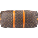 Louis Vuitton Monogram Canvas Keepall 50 Bandoulière Travel Bag