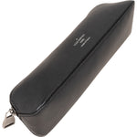 [🔄️B09 / F34] Louis Vuitton Canvas Monogram Black Leather Trousse Ronde Pencil Case - vintageandkickz