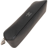 [🔄️B09 / F34] Louis Vuitton Canvas Monogram Black Leather Trousse Ronde Pencil Case - vintageandkickz