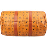 MCM Monogram Visetos Boston 50 Travel Bag