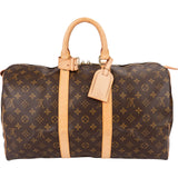 Louis Vuitton Monogram Canvas Keepall 45 Travel Bag