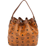 MCM Monogram Visetos Drawstring Handbag