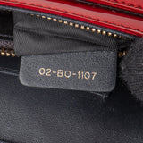 Christian Dior Metallic Perforated Patent Leather Diorama Crossbody Bag