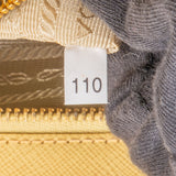 Prada Yellow Saffiano Leather Small Galleria Handbag