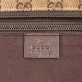 Gucci Monogram GG Canvas Web Tote Shoulder Bag