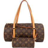 Louis Vuitton Monogram Canvas Papillon Set Handbag