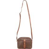 Celine Macadam Monogram Canvas Buckle Camera Crossbody Bag