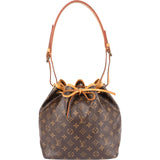 Louis Vuitton Monogram Canvas Sac Noé Petit Shoulder Bag