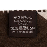 Hermès Cashmere Silk Selles A Housse Clic Clac Triangle Tuch Scarf