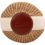 Chloé x Mifuko Raffia Woody Calfskin Bucket Crossbody Bag