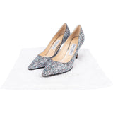 Jimmy Choo Multicolor Leather Glitter Romy Pumps (38)