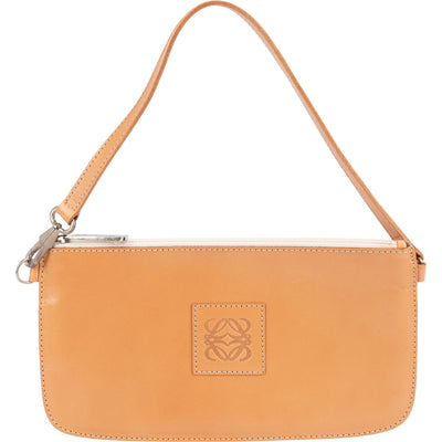 Loewe Leather Anagram Pochette Accessoires Handbag - vintageandkickz