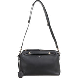 Fendi Black Leather By The Way Shoulder Handbag