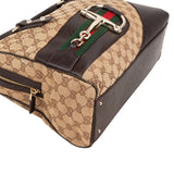 Gucci Monogram GG Canvas Horsebit Handbag