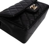 Chanel Quilted Lambskin Coco Lucky Charms Single Flap Crossbody Bag
