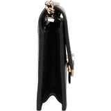 Gucci Grained Leather Interlocking GG Wallet On Chain Crossbody Bag