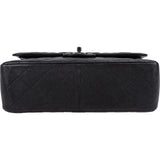 Chanel Soblack Edition Quilted Calfskin Jumbo Double Flap Crossbody Bag