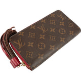 Louis Vuitton Monogram Canvas Tassel Zip Around Wallet