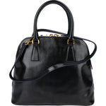 Prada Patent Saffiano Vernice Leather Promenade Handbag - vintageandkickz