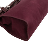 Hermès Classic Cotton Herbag 31 Maroon Zip Crossbody Handbag
