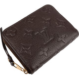 Louis Vuitton Leather Monogram Empreinte Giant Zippy Coin Purse Wallet