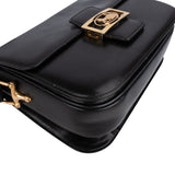 Céline Back Boxcalf Horse Carriage Triomphe Shoulder Bag