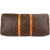 Louis Vuitton Monogram Canvas Keepall 55 Travel Bag