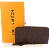 Louis Vuitton Leather Monogram Empreinte Zippy Wallet