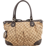 Gucci Monogram GG Canvas Sukey Tote Handbag