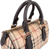 Burberry Haymarket Check Boston Handbag