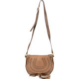 Chloé Grained Calfskin Marcie Saddle Crossbody Bag