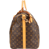 Louis Vuitton Monogram Canvas Keepall 60 Bandoulière Travel Bag