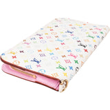 Louis Vuitton Canvas Monogram Murakami Multicolor Insolite Zippy Wallet