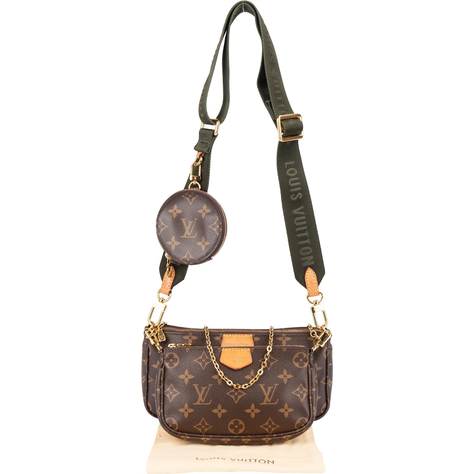 Louis Vuitton Monogram Canvas Multi Pochette Accessoires Crossbody Bag - vintageandkickz