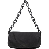 Prada Nero Tessuto Plastic Chain Shoulder Bag
