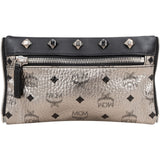 MCM Visetos Monogram Metallic Stark Studded 2 in 1 Small Backpack