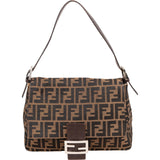 Fendi Monogram FF Mamma Baguette Shoulder Bag