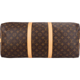 Louis Vuitton Monogram Canvas Keepall 50 Bandoulière Travel Bag