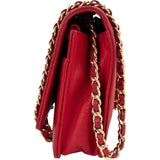 Chanel Quilted Leather Boy Wallet On Chain Crossbody Bag