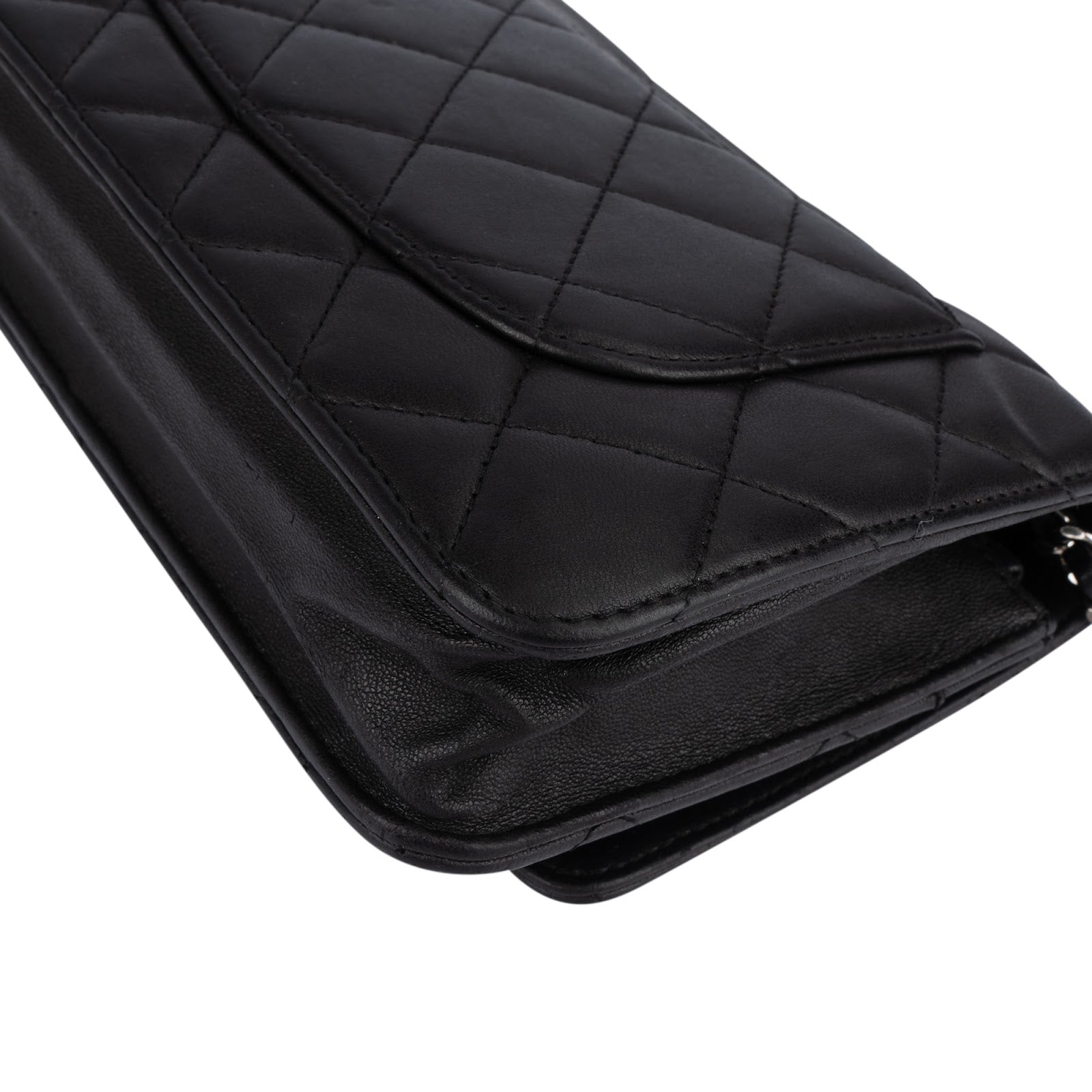Chanel Quilted Lambskin Wallet On Chain Crossbody Bag - vintageandkickz